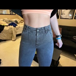 American Eagle highest rise jegging size 6L gray brand new without tags